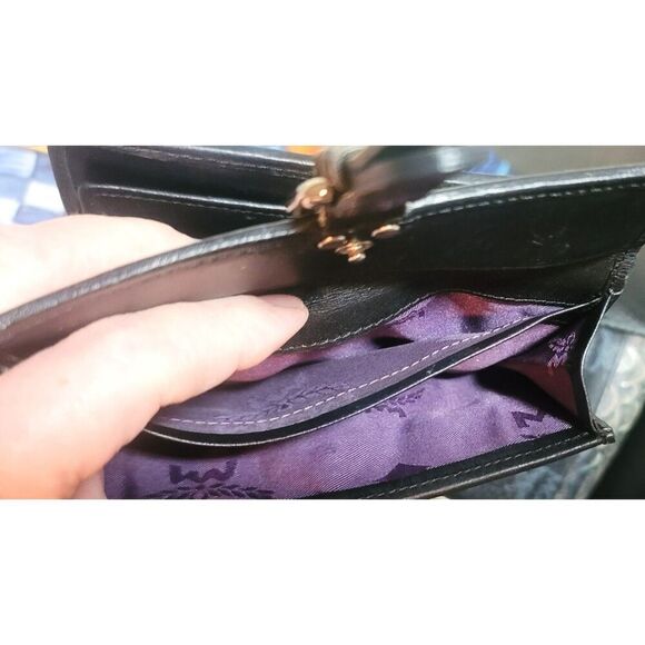 MCM - Rare Black Crocodile Iridescent Hand Bag & Wallet Combo - Picture 13 of 15